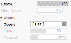 Характеристики кисти
